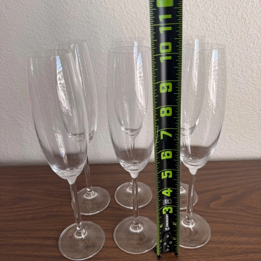 Lenox Tuscany Classic Champagne Glasses Flute 10